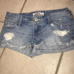 Hollister jean short shorts